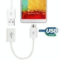 Micro USB 3.0 OTG kabel voor samsung galaxy note iii / n9000, galaxy s5 / g900, galaxy tab pro 12.2 / p900, lengte: 18cmwit - thumbnail