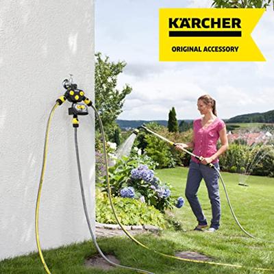 Kärcher Home & Garden 2.645-200.0 Kunststof 3-voudige splitser Steekkoppeling, 25 mm (1) binnendraad, 24,2 mm (3/4) binnendraad Met reguleerventiel - thumbnail