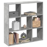 Boekenkast 102x29x143 cm bewerkt hout betongrijs - thumbnail