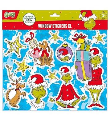 Totum raamstickers xl grinch