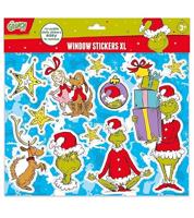 Totum raamstickers xl grinch - thumbnail
