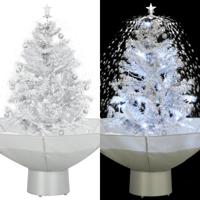 VidaXL Kerstboom sneeuwend met paraplubasis 75 cm wit - thumbnail