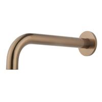 Wiesbaden Baduitloop Inbouw Caral Rond 25 cm 1/2 Geborsteld Brons Koper - thumbnail