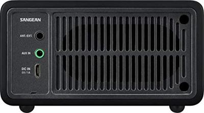 Sangean WR-7 Genuine Mini Radio VHF (FM) Bluetooth Oplaadbaar Zwart