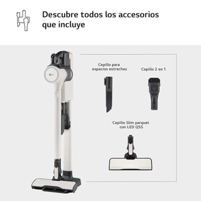 Draadloze cyclinische stofzuiger met borstel LG CORDZEROA9K-LITE1C