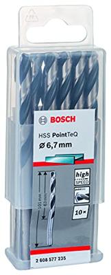 Bosch Accessories 2608577235 2608577235 HSS Metaal-spiraalboor 6.7 mm Gezamenlijke lengte 101 mm DIN 338 Cilinderschacht 10 stuk(s)