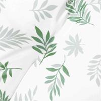 Tuinbank Kussen Floral Wit en groen 180 x 50 x 4 cm Oxford stof - thumbnail