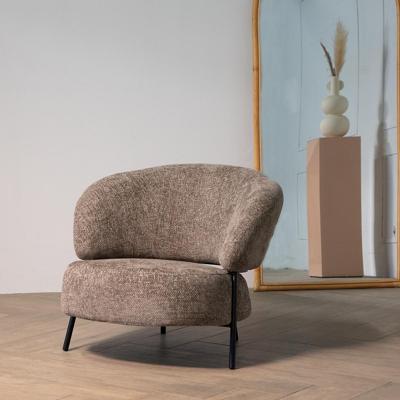 Giga Meubel - Fauteuil Taupe Stof|Textiel - Japandi Stijl
