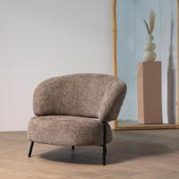 Giga Meubel - Fauteuil Taupe Stof|Textiel - Japandi Stijl - thumbnail