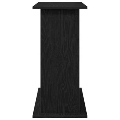 Aquariumstandaard 81x36x73 cm spaanplaat zwart eikenkleurig Aquariumstandaard 81x36x73 cm spaanplaat zwart eikenkleurig