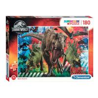 Clementoni supercolor puzzel jurassic world 180 stukjes - thumbnail