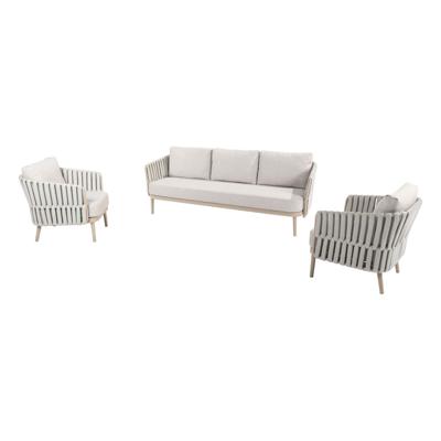 Taste by 4SO Eva lounge set 3 zits bank met 2 lounge stoelen latta Taste by 4SO Eva lounge set 3 zits bank met 2 lounge stoelen latta