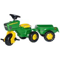 Rolly Toys traptractor rollytrac john deere junior groen - thumbnail