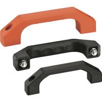 Rohde RG-1P.100.84 Draaghandgreep Voor cilinderschroeven Zwart (l x b x h) 122 x 17 x 33 mm 1 stuk(s) - thumbnail