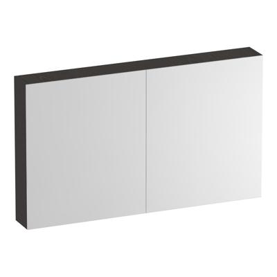 Brauer Impress Spiegelkast 120 cm - zonder Verlichting - Met 2 Dubbelzijdige Spiegeldeuren - Timber Anthracite