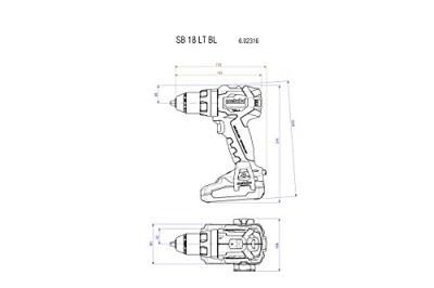 Metabo SB 18 LT BL basic | Accu Klopboormachine in Metaloc - 602316840 - thumbnail