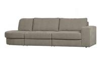 vtwonen 2,5-zits Bank 'Family' Ronding Links, Woven, kleur Warm Grijs - thumbnail