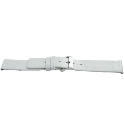 Horlogeband Universeel H520 Leder Wit 22mm Horlogeband Universeel H520 Leder Wit 22mm