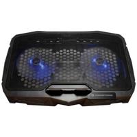 Conceptronic THANA07B notebook cooling pad 43,2 cm (17 ) Zwart - thumbnail