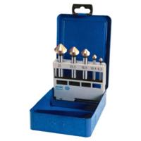 Promat/Tecwerk Set verzinkboren | DIN 335 C 90 graden | 6,3-25 mm | HSS TiN | 5-delig kunststof cassette - 4000865215 - thumbnail
