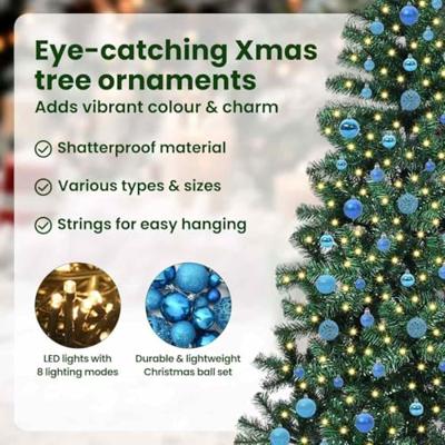 VidaXL Kunstmatig voorverlicht kerstboom groen 210 cm pvc en metaal VidaXL Kunstmatig voorverlicht kerstboom groen 210 cm pvc en metaal
