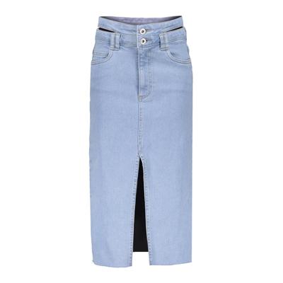 Frankie & Liberty Zomer jeans rok meisjes - licht blauw - Midi