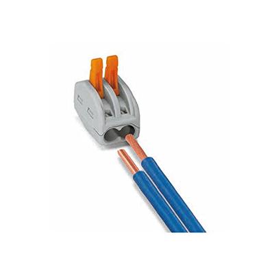 Wago lasklem met hevel 3 polig 0.08-2.5mm² soepel en massief 222-413 (per stuk)