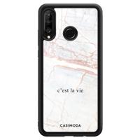 Huawei P30 Lite hoesje - C'est la vie - thumbnail