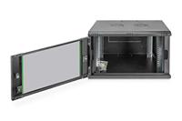 Digitus DN-19 07U-6/6-EC-SW 19inch-wandkast (b x h x d) 600 x 416 x 600 mm 7 HE Zwart, Zwart (mat), Zwart (RAL 9005) - thumbnail
