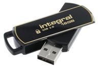 Integral 360 Secure USB 3.0 stick, 16 GB - thumbnail