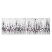 Schilderij Home ESPRIT New York Loft 100 x 3 x 70 cm (2 Stuks) - thumbnail