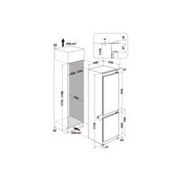 Whirlpool WHC18 T323 inbouw koelvriescombinatie - thumbnail