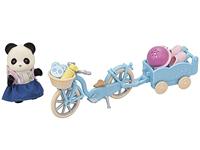 Sylvanian Families 5652 Fiets en Skate Panda Meisje - thumbnail