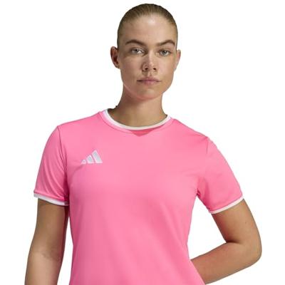adidas Entrada 26 Voetbalshirt Dames Lichtroze Wit adidas Entrada 26 Voetbalshirt Dames Lichtroze Wit