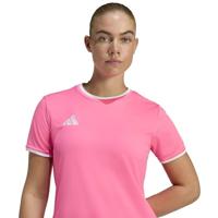 adidas Entrada 26 Voetbalshirt Dames Lichtroze Wit - thumbnail