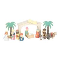 Small Foot - houten kribbe kerstverhaal speelset - thumbnail