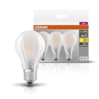 OSRAM HOMELIGHTING 4058075819351 LED-lamp Energielabel E (A - G) E27 Peer 6.5 W = 60 W Warmwit (Ø x l) 60 mm x 105 mm 3 stuk(s) - thumbnail