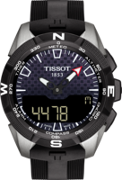 Horlogeband Tissot T1104204705101A / T110420 / T603039932 Rubber Zwart 22mm - thumbnail