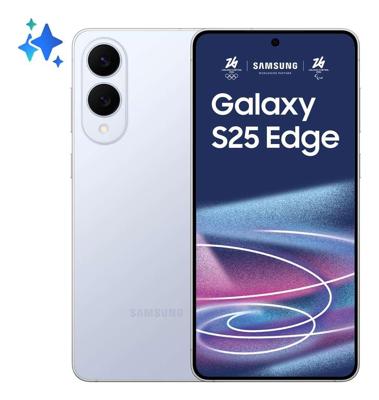 Samsung Galaxy S25 Edge 17 cm (6.7") Dual SIM Android 15 5G USB Type-C 12 GB 512 GB 3900 mAh Blauw