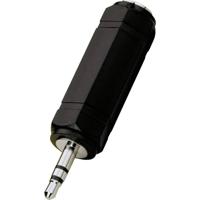 Monacor HA-36 Audio Adapter [1x Jackplug female 6,3 mm - 1x Jackplug male 3,5 mm] - thumbnail