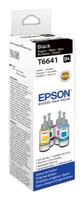 Epson inktfles T664, 4.500 pagina&apos;s, OEM C13T664140, zwart - thumbnail