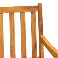 Tuinstoelen 2 st massief acaciahout - thumbnail