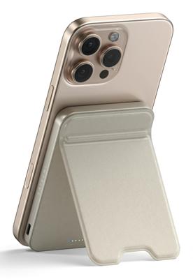 Satechi OntheGo magnetische Qi2 Powerbank met Stand (5.000mAh/20W) - Sand - thumbnail