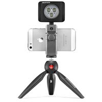 Manfrotto Twist Grip universele smartphonehouder grijs/zilver-mat - thumbnail