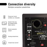 Monkey Banana Gibbon Air Bluetooth Monitor Set Zwart - thumbnail