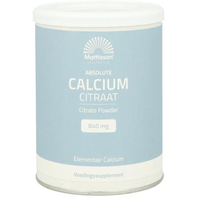 Mattisson Healthstyle Calcium Citraat Poeder