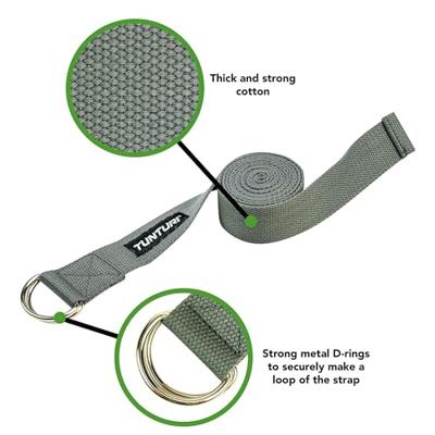Tunturi Yoga riem | Antraciet