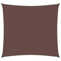 VidaXL Zonnescherm vierkant 2,5x2,5 m oxford stof bruin - thumbnail