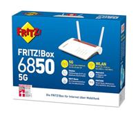AVM AVM FRITZ!Box 6850 5G WiFi-router Geïntegreerd modem: LTE 2.4 GHz, 5 GHz 1.2 GBit/s - thumbnail