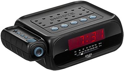 Adler Wekkerradio met Projector - AD 1120